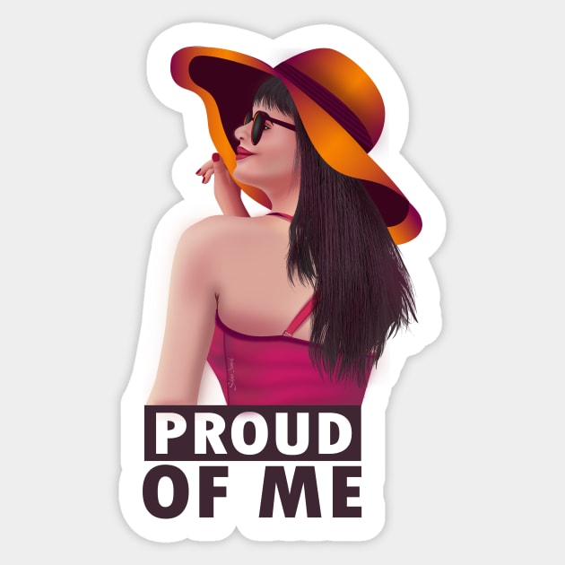 Proud of me Sticker by Salma Ismail